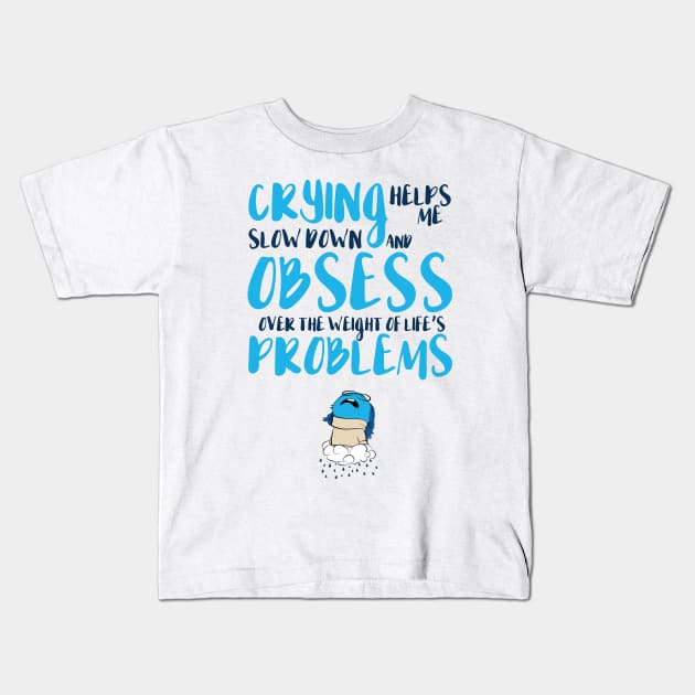 Sadness Kids T-Shirt by ggiuliafilippini